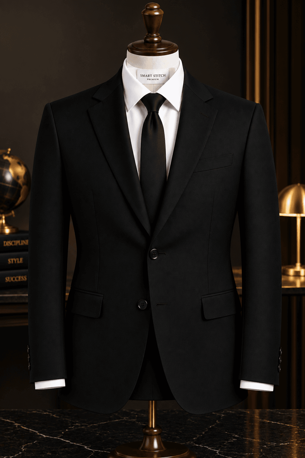 Smart Stitch Premium Black Coat — advocate coat
